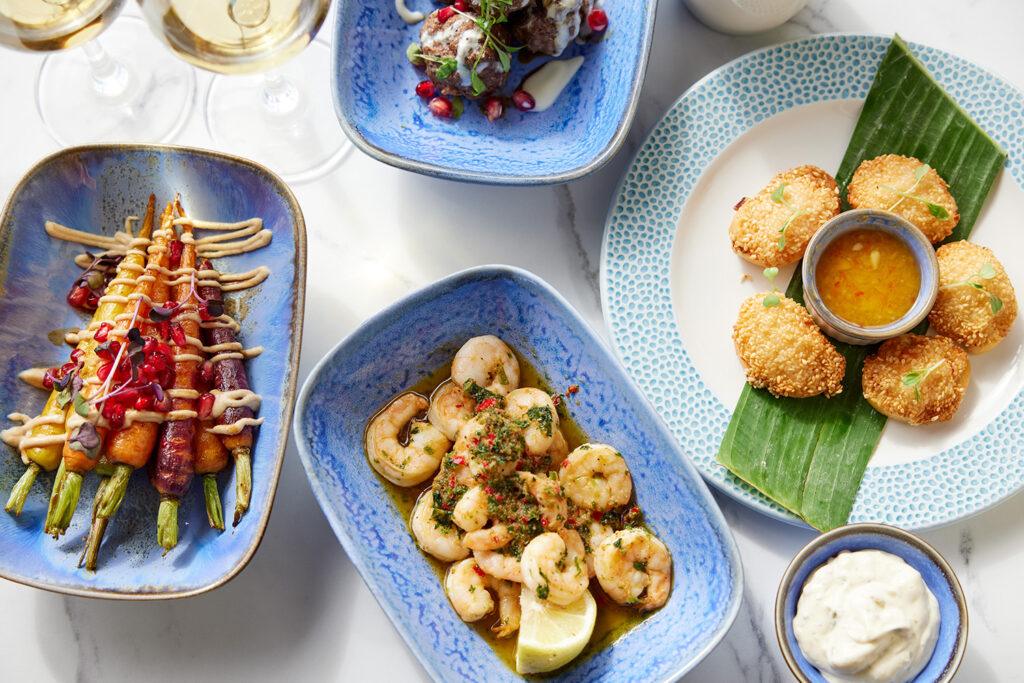 Various small plate dishes - The Tower Hotel