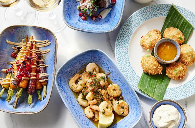 Various small plate dishes - The Tower Hotel