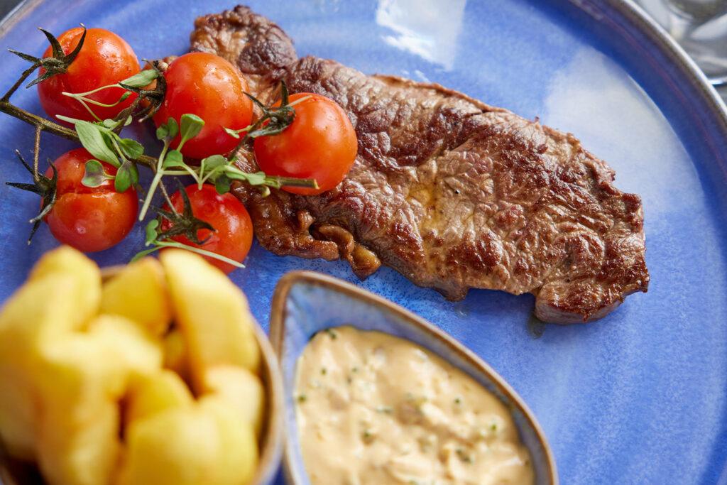Steak and chips - The Tower Hotel