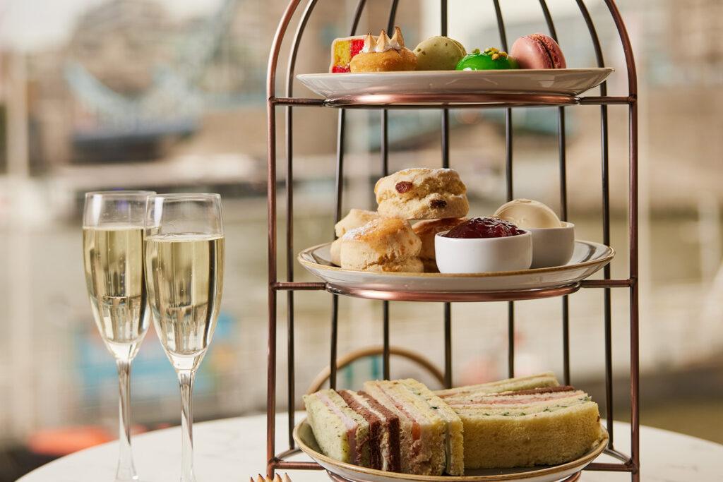 Afternoon tea with wine - The Tower Hotel