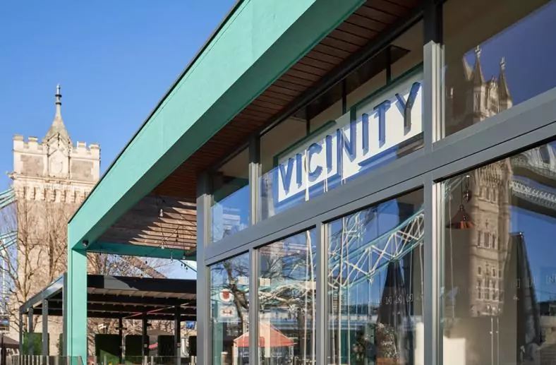 Restaurant entrance London